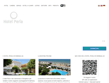 Tablet Screenshot of hotel-perla.net